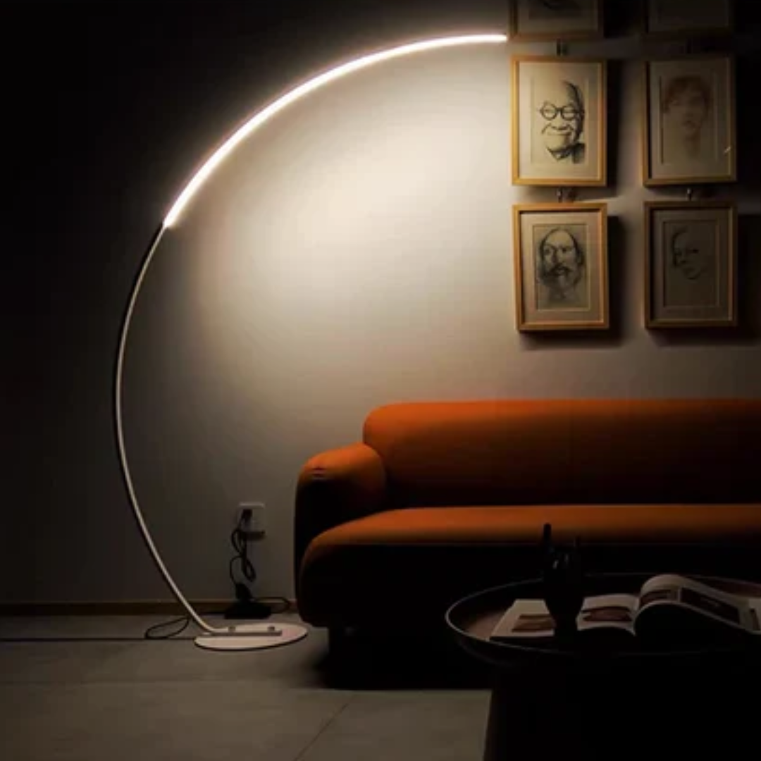 Arched Floor Lamp for Modern Living Room