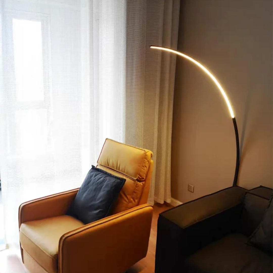 Arched Floor Lamp for Modern Living Room