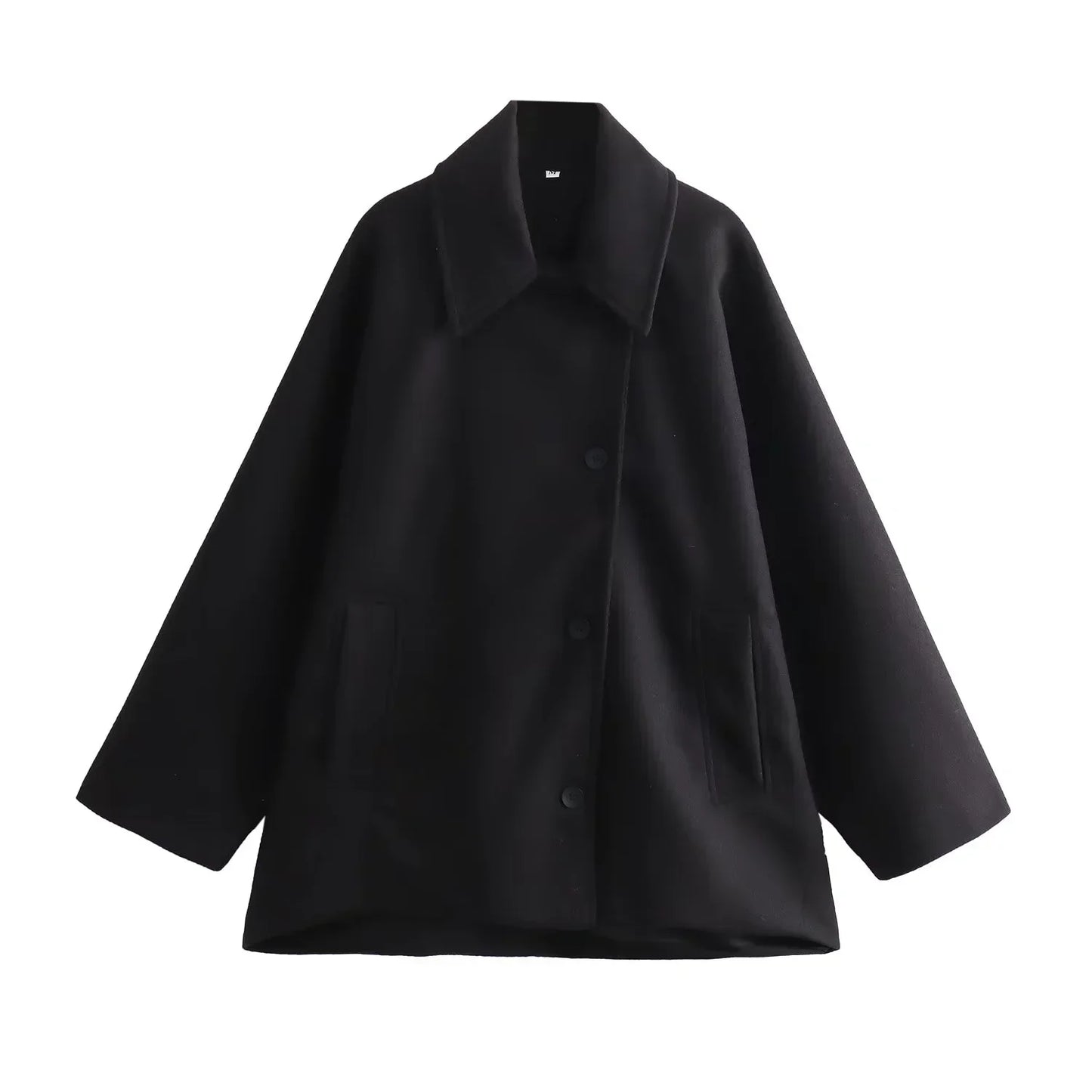 Bethany | Women’s Oversized Button-Up Coat with Pockets