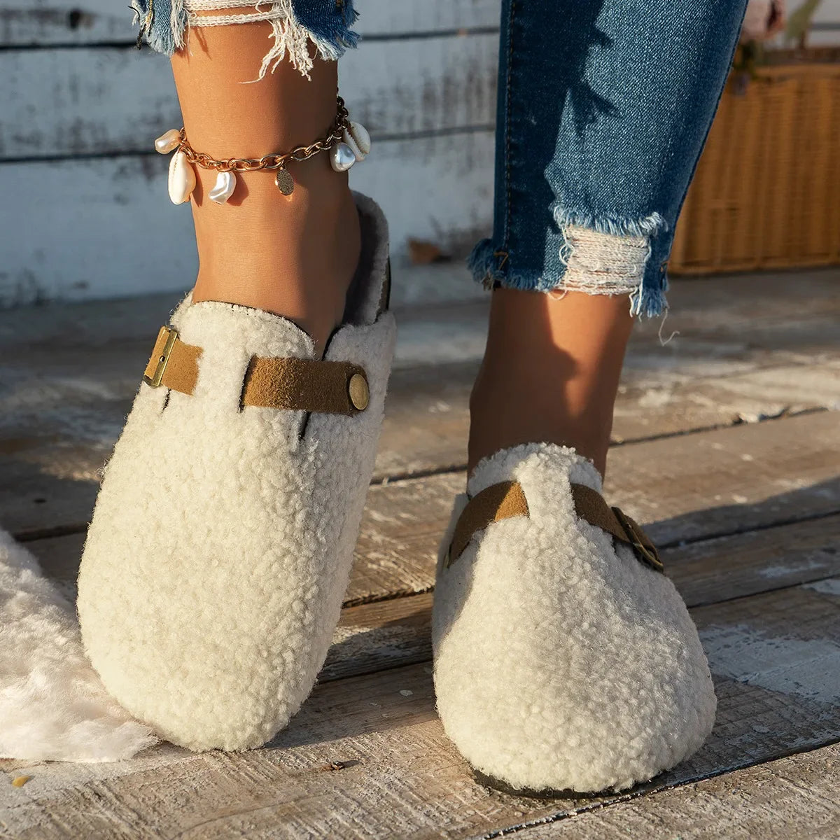 Catherine | Women Cozy Slip-On Slippers