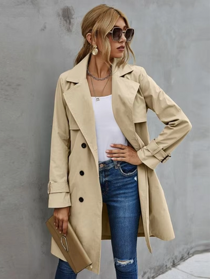 Darcey | Women’s Double-Breasted Trench Coat