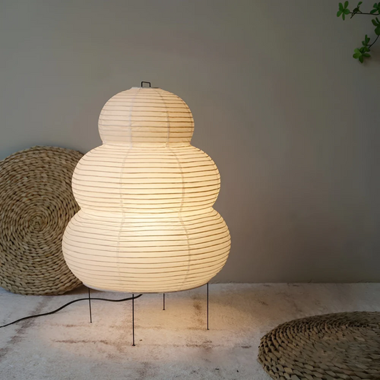 Sculptural Paper Floor Lamp
