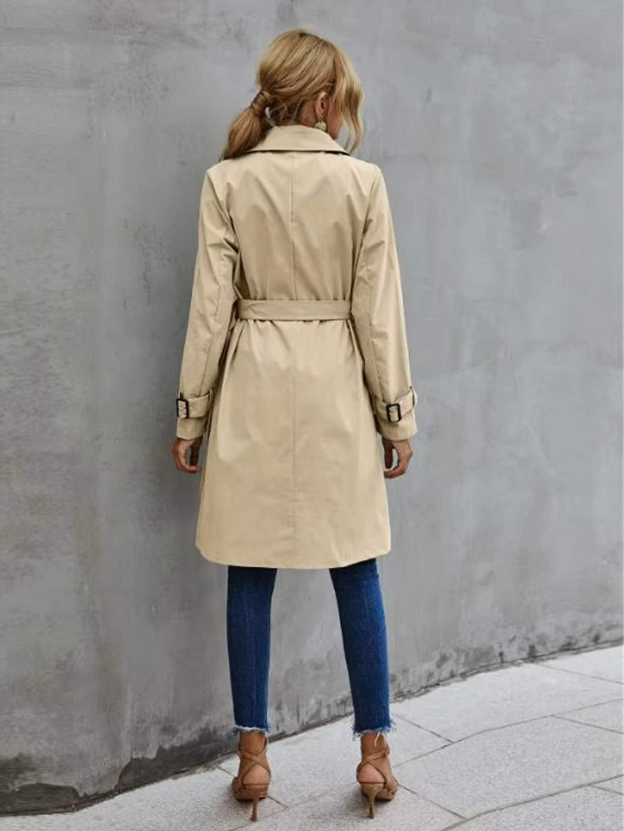 Darcey | Women’s Double-Breasted Trench Coat