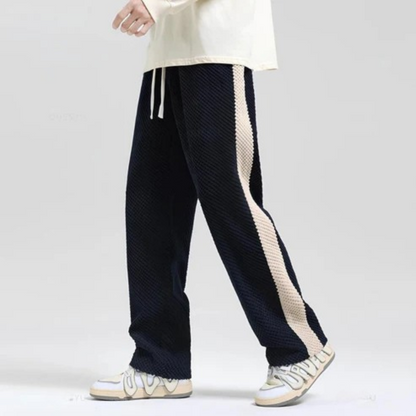 Daniel | Men’s Casual Stripe Pants