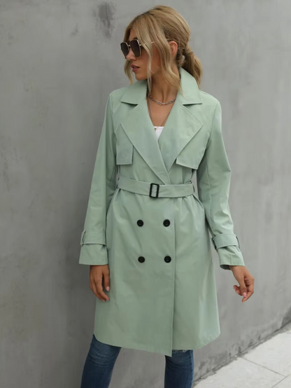 Darcey | Women’s Double-Breasted Trench Coat