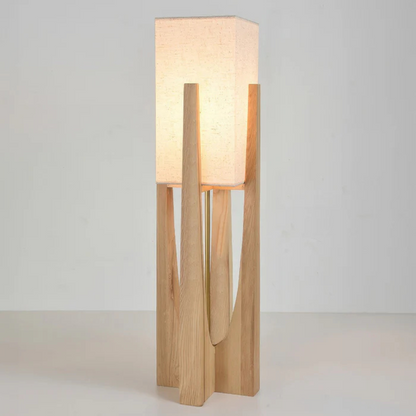 Minimalist Wooden Desk Modern Lamp