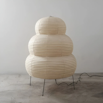Sculptural Paper Floor Lamp
