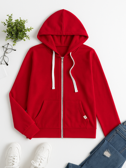 Delilah | Relaxed Fit Hoodie for Women with Zipper