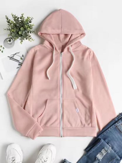 Delilah | Relaxed Fit Hoodie for Women with Zipper