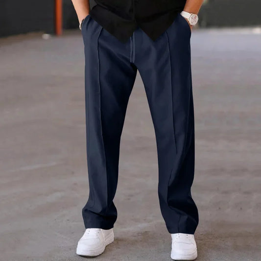 Jacob | Men’s Formal Pleated Trousers with Pockets