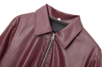 Millie | Stylish Women’s Faux Leather Zip Jacket
