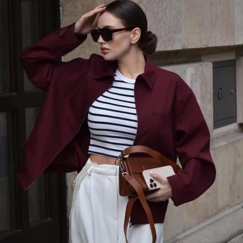 Ella | Women’s Casual Zip Jacket with Pockets