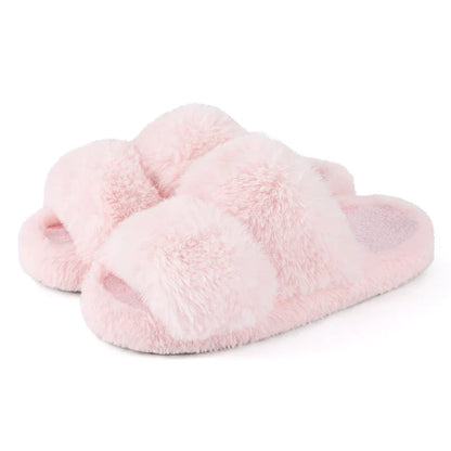 Aaron | Women’s Winter Fluffy Slide Slippers
