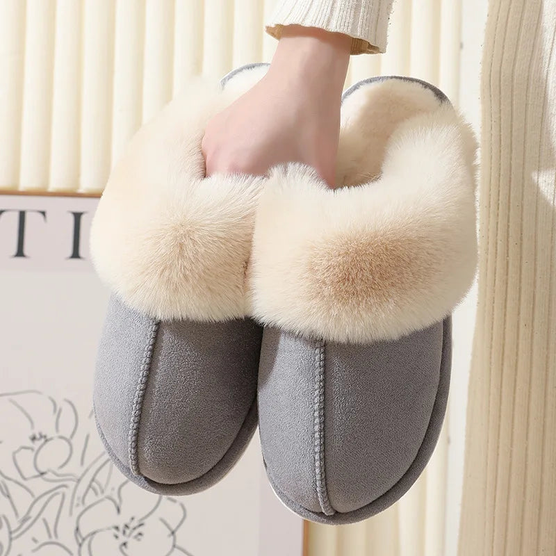 Charlotte | Women’s Plush Fur Indoor Slippers