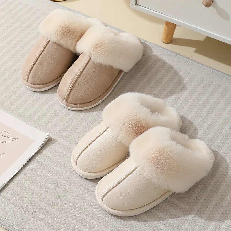 Charlotte | Women’s Plush Fur Indoor Slippers