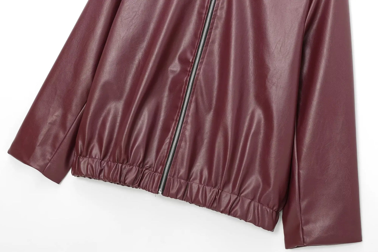Millie | Stylish Women’s Faux Leather Zip Jacket