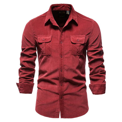 Matthew | Men's Casual Button Up Shirt with Pockets
