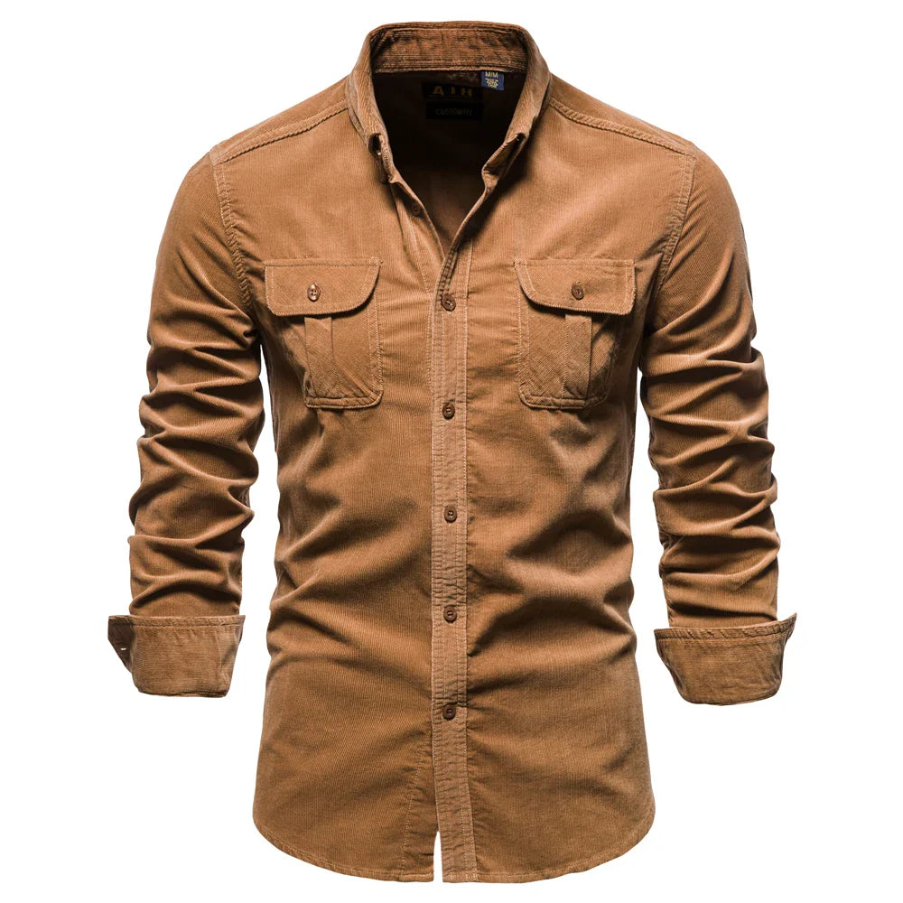 Matthew | Men's Casual Button Up Shirt with Pockets