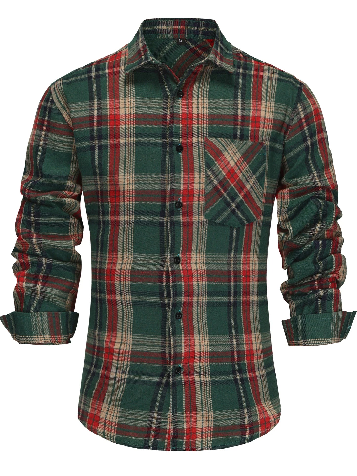 Jamie | Men’s Plaid Button-Down Shirt