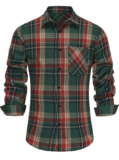 Jamie | Men’s Plaid Button-Down Shirt