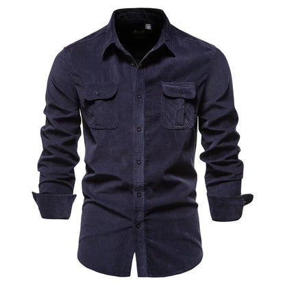 Matthew | Men's Casual Button Up Shirt with Pockets