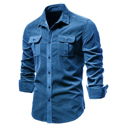 Matthew | Men's Casual Button Up Shirt with Pockets