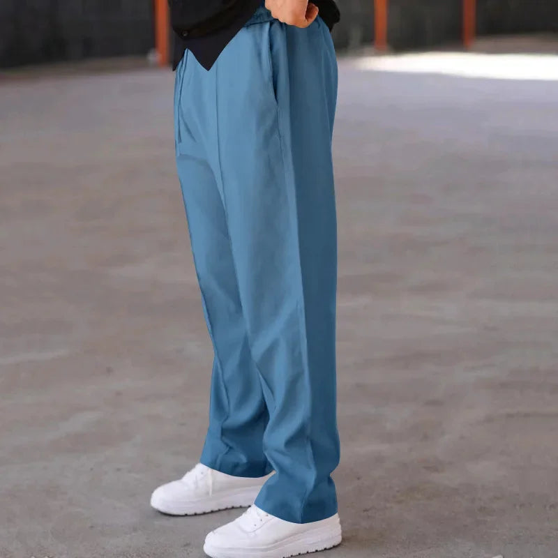 Jacob | Men’s Formal Pleated Trousers with Pockets