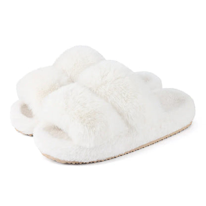 Aaron | Women’s Winter Fluffy Slide Slippers