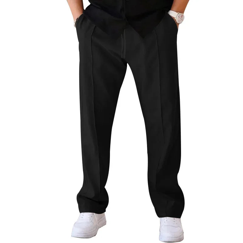 Jacob | Men’s Formal Pleated Trousers with Pockets