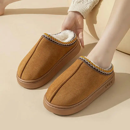 Chloe | Women’s Plush Fur Slip-On Slippers