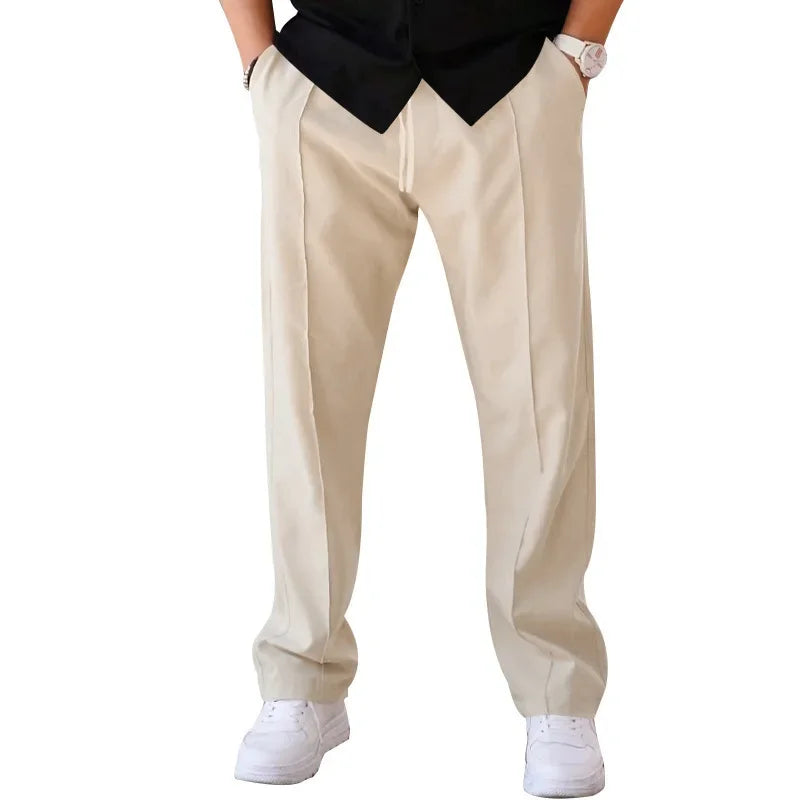 Jacob | Men’s Formal Pleated Trousers with Pockets