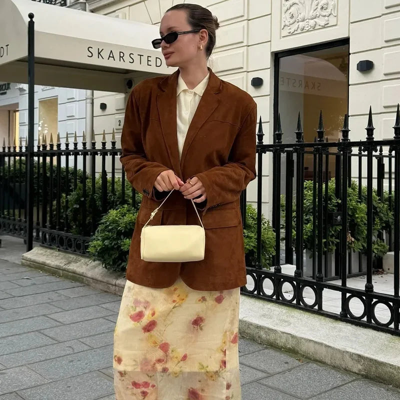 Eva | Women’s Classic Blazer Coat with Pockets