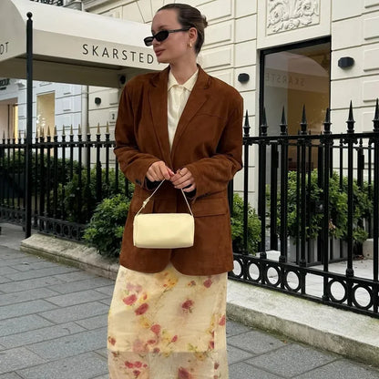 Eva | Women’s Classic Blazer Coat with Pockets