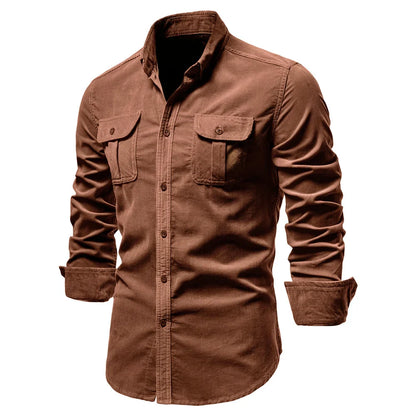 Matthew | Men's Casual Button Up Shirt with Pockets