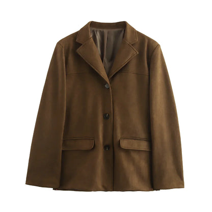 Eva | Women’s Classic Blazer Coat with Pockets