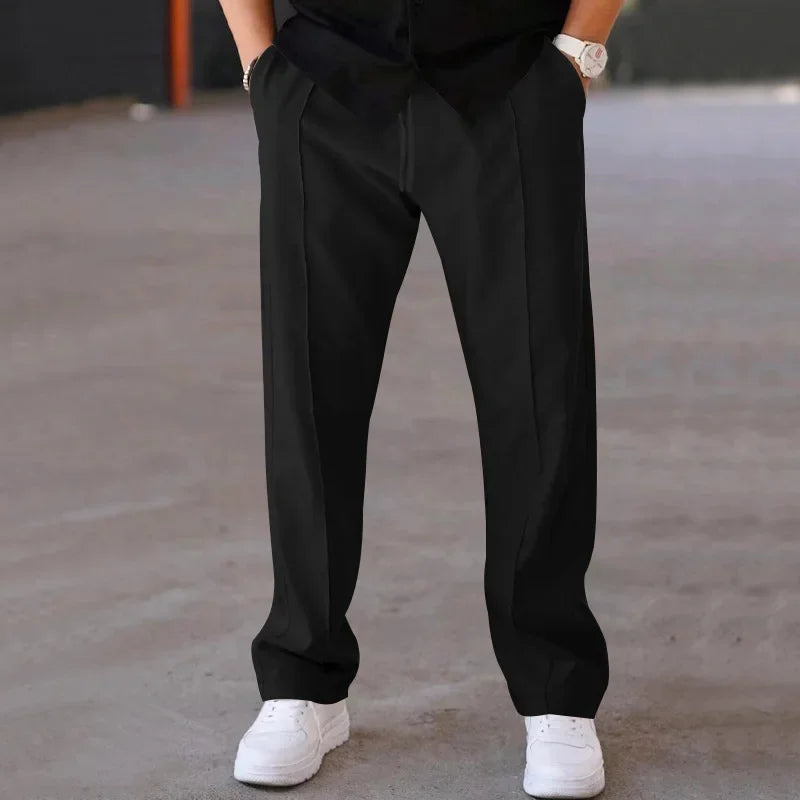 Jacob | Men’s Formal Pleated Trousers with Pockets