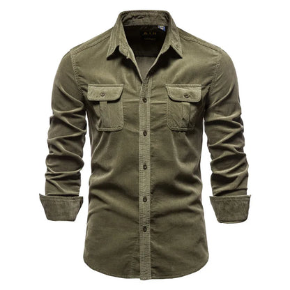 Matthew | Men's Casual Button Up Shirt with Pockets