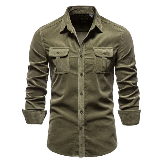 Matthew | Men's Casual Button Up Shirt with Pockets