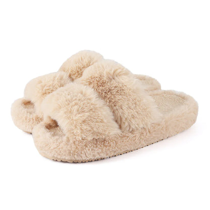 Aaron | Women’s Winter Fluffy Slide Slippers