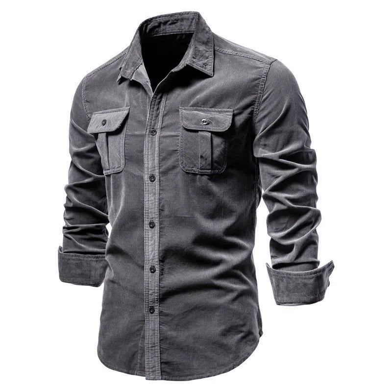 Matthew | Men's Casual Button Up Shirt with Pockets