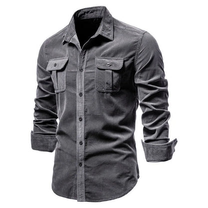 Matthew | Men's Casual Button Up Shirt with Pockets