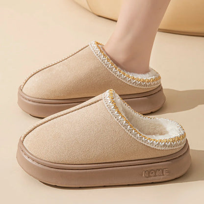 Chloe | Women’s Plush Fur Slip-On Slippers