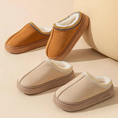 Chloe | Women’s Plush Fur Slip-On Slippers