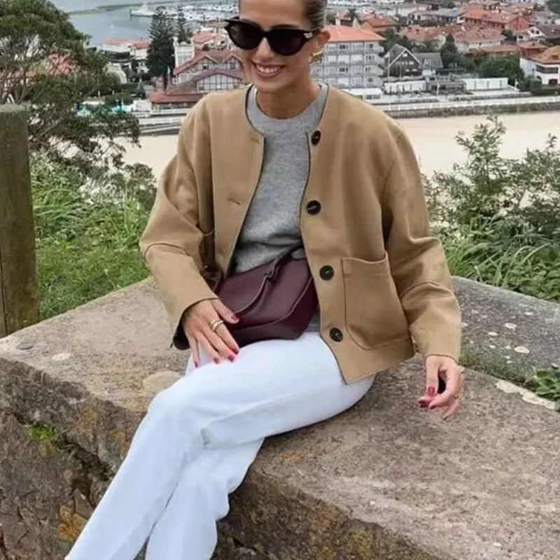 Emma | Women’s Button-Down Jacket with Pockets