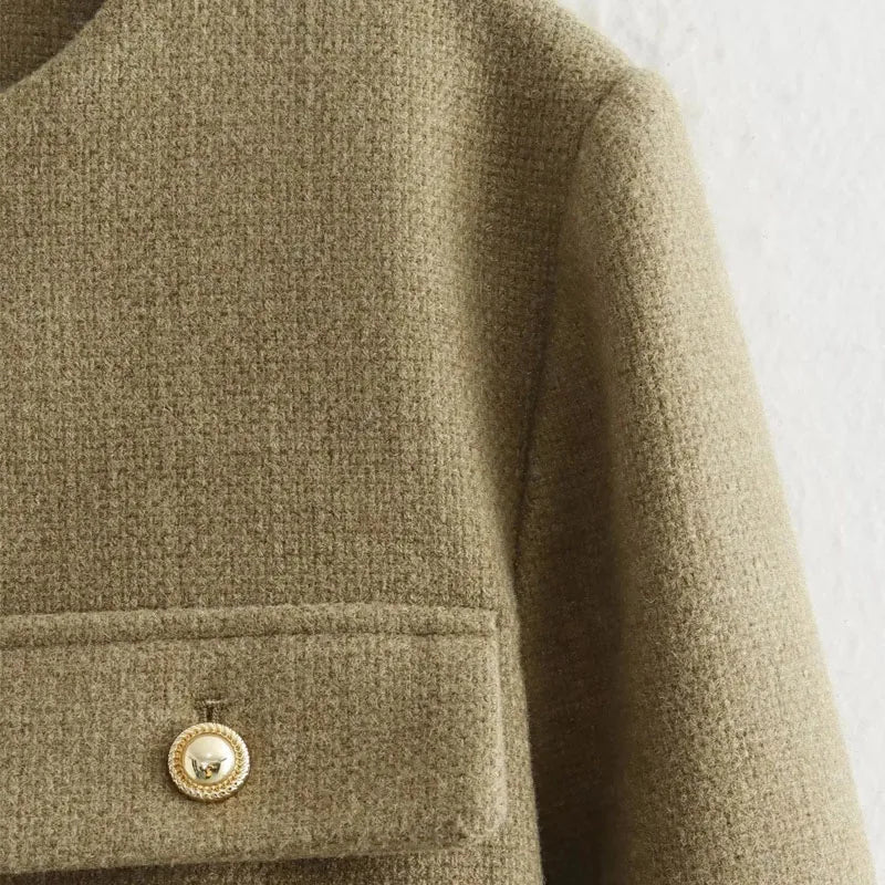 Poppy | Women’s Button-Up Jacket with Front Pockets