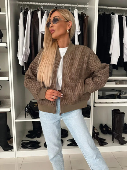 Bethany | Quilted Stylish Bomber Jacket