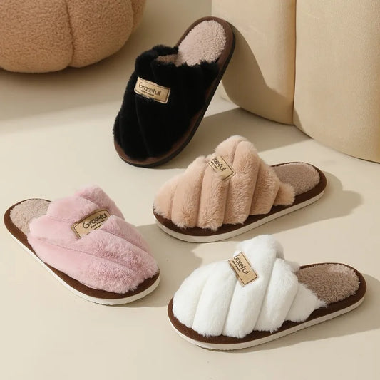 Charlotte | Women Plush Winter Slippers