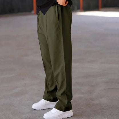 Jacob | Men’s Formal Pleated Trousers with Pockets