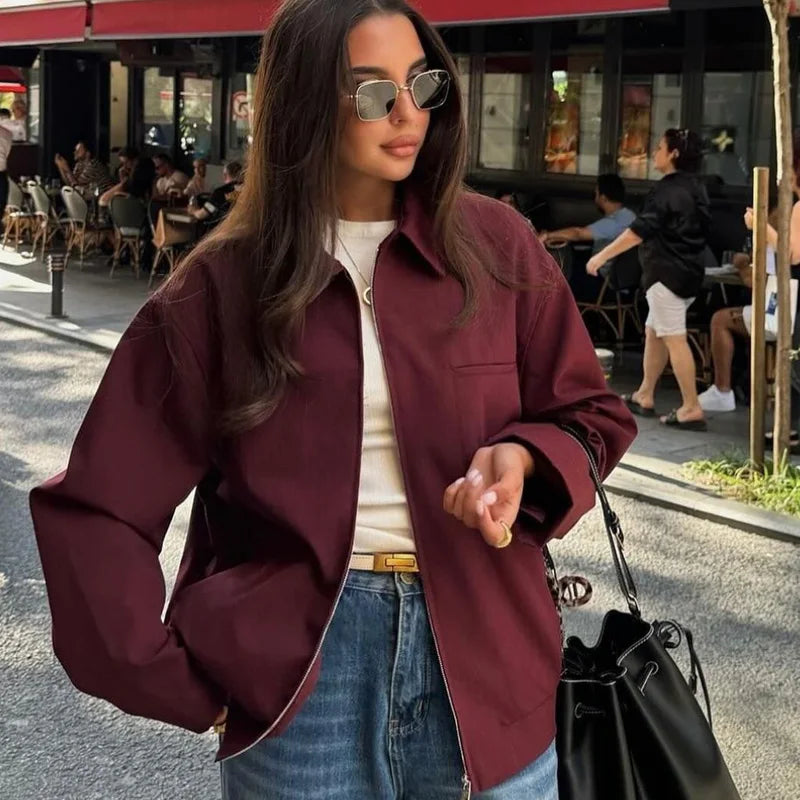 Ella | Women’s Casual Zip Jacket with Pockets