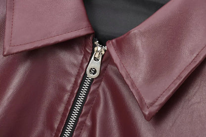 Millie | Stylish Women’s Faux Leather Zip Jacket